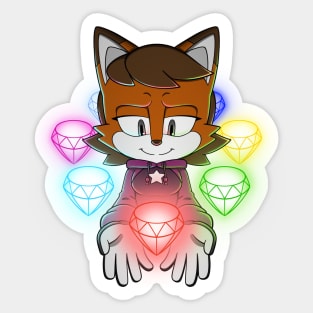 Seven Emeralds Surround Sticker